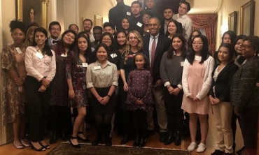 AOP Class of 2022 at President's Reception