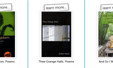 Screenshot of National Poetry Month Showcase Webpage