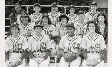 Womens softball team picture, 1974