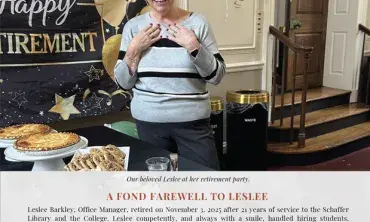 Schaffer library newsletter Winter 2026 cover