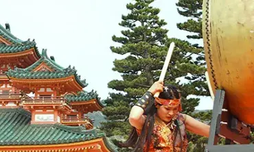 A photo featured on the book cover of "Focus: Music in Contemporary Japan"