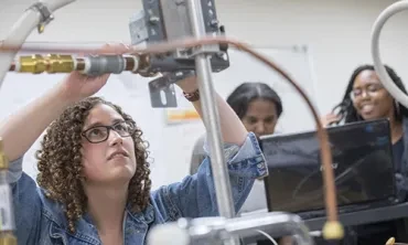 Mechanical Engineering student Jennifer Fromm