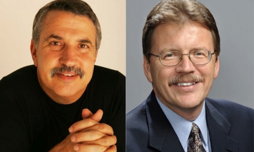 Thomas Friedman and John E. Kelly III ’76