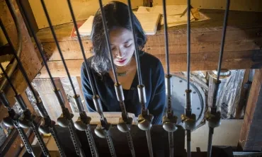 playing the chimes