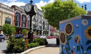 A view of downtown Schenectady