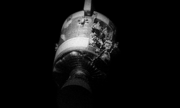 Apollo 13 module in space