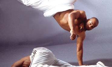 Dancers in the Rennie Harris Puremovement hip-hop company