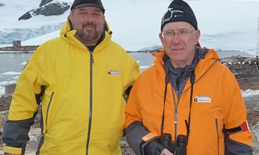 Mahlon "Chuck" Kennicutt '74 and Douglas Buddenhagen '56 