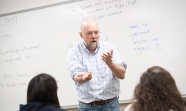 Geosciences professor John Garver