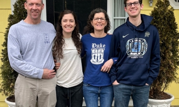 Janet Sweeney with her husband, Jim, and the couple's children, Robert and Karen.