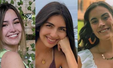 Photo shows three students chosen to be Minerva Fellows