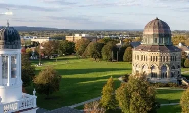 drone view of Union College