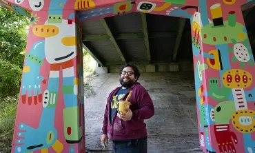 Fernando Orellana shows off "Cathedral"