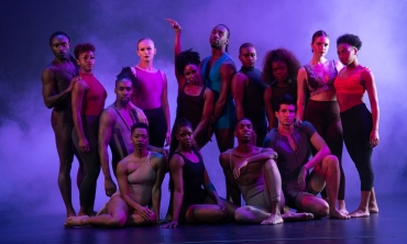 A photo of all the dancers in the troupe.