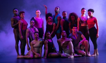 A photo of all the dancers in the troupe.