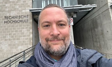 John Rieffel, professor of computer science and chair of the department, is spending several weeks over the winter break in a lab in Regensburg, Germany.