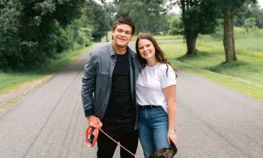 Liz DeLorenzo grew up in Saratoga Springs,  where she currently lives her fiancé, Tyler, and their two year-old rescue pup, Luna. 