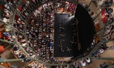 A view of Steinmetz dances for above