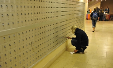 As a result, a growing number of colleges and universities have eliminated the rows of mailboxes to free up much-needed space for the hundreds of packages delivered to campus daily. This week, Union became the latest to focus on packages when workers from the Facilities Department began disassembling the 2,300 aluminum mailboxes in the Reamer Campus Center that have brought joy (and maybe a bill or two) to thousands of students over the decades. The campus center has hosted the mail room since 1975, except 