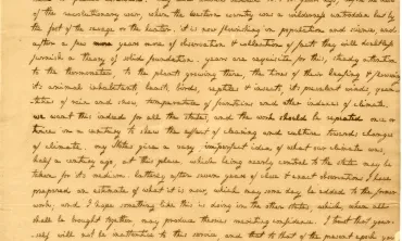 In 1824, physician, botanist and geologist Lewis C. Beck published an article in the New York Medical and Physical Journal on research he had done on the climate of the valley of the Mississippi. A member of Union’s Class of 1817, Beck challenged a theory on climate offered by Thomas Jefferson of both his home state and America as a whole in his 1787 book, “Notes on the State of Virginia.” Jefferson believed that, at similar parallels of latitude, the climate of the Mississippi Valley was warmer than that o