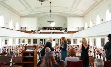 Eastwood Yeboah ’25 and Gabriella (Gabby) Baratier ’25 captured the top two awards at Prize Day Saturday afternoon in Memorial Chapel. More than 100 awards were presented to honor students for achievement in academics, leadership and community service.