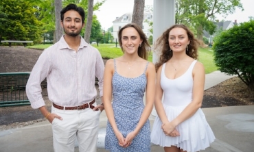 Three members of the Class of 2025 earned the distinction of salutatorian as a result of achieving the second highest grade point average in the class