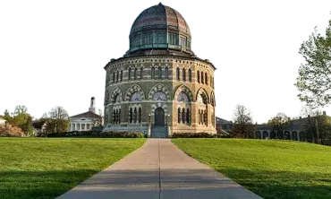 A view of the Nott Memorial