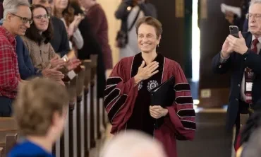 Union officially ushered in a new era with the inauguration Friday afternoon of Elizabeth Kiss as its 20th president. Kiss (pronounced quiche) assumed the presidency July 1. She took over for David Harris, who stepped down in June after seven years as president. Kiss is the first woman to lead Union in its 230-year history.