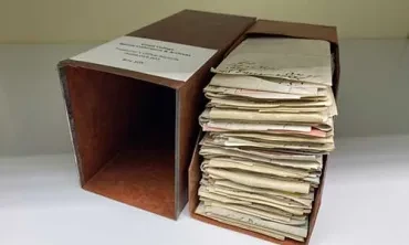 A box full of files