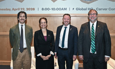 President Elizabeth Kiss was among three newly appointed college presidents invited to share their thoughts on how they are redefining leadership at a time of rapid change and financial pressure for a panel, “New Leaders, New Lens: Inside the Evolving State of Higher Ed.” Hosted by the Albany Business Review, the panel also included Michael Brophy, president of Hudson Valley Community College and Matthew Shaftel, president of Russell Sage.