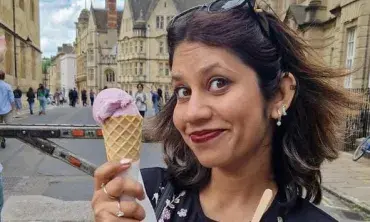 Shruti Mahajan joined Union as the Mary H. and Richard K. Templeton Assistant Professor of Computer Science shortly after earning her doctorate.&nbsp;    “I moved to the U.S. to explore human-centered technology, even though I did not know the formal name for it at the time. I just knew I wanted to be a ‘robopsychologist’ like Dr. Susan Calvin from the movie ‘I, Robot,’” Mahajan said. “I received my PhD from Worcester Polytechnic Institute in 2024; my dissertation was focused on accessible interfaces for America