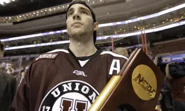 Nearly three months after winning the Stanley Cup, former Union men's hockey star Shayne Gostisbehere ‘15 will collect some more hardware: the Eliphalet Nott Medal. President Elizabeth Kiss will present Gostisbehere with the medal at Convocation, 4 p.m. Tuesday, Sept. 8, in Memorial Chapel. Established in 1995, the medal is awarded to alumni who have achieved outstanding success in their professional fields. The medal is named for Eliphalet Nott, president of Union from 1804 to 1866, the longest tenure of a