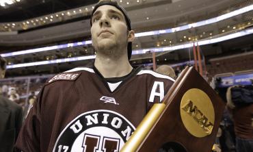 Nearly three months after winning the Stanley Cup, former Union men's hockey star Shayne Gostisbehere ‘15 will collect some more hardware: the Eliphalet Nott Medal. President Elizabeth Kiss will present Gostisbehere with the medal at Convocation, 4 p.m. Tuesday, Sept. 8, in Memorial Chapel. Established in 1995, the medal is awarded to alumni who have achieved outstanding success in their professional fields. The medal is named for Eliphalet Nott, president of Union from 1804 to 1866, the longest tenure of a