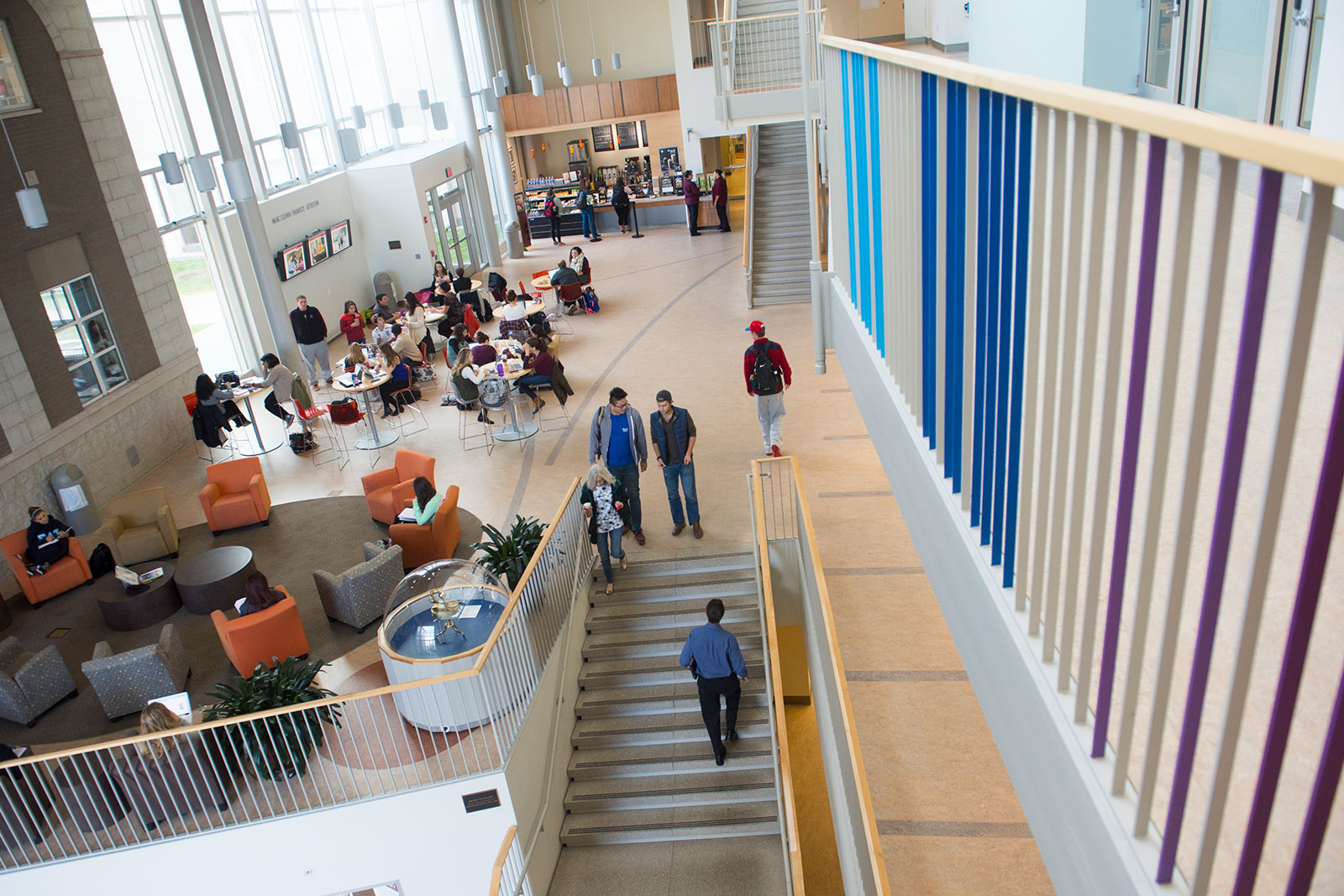 A view of the Wold Atrium interior