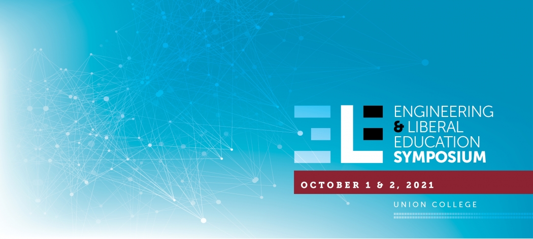 E&LE logo over a gradient blue background