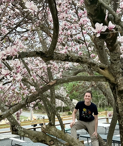 Cecilia Bores Quijano in flowering tree