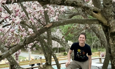 Cecilia Bores Quijano in flowering tree